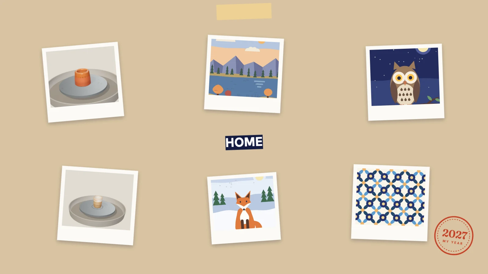 Home · 2027 vision board, a vision board made on the Vision Board