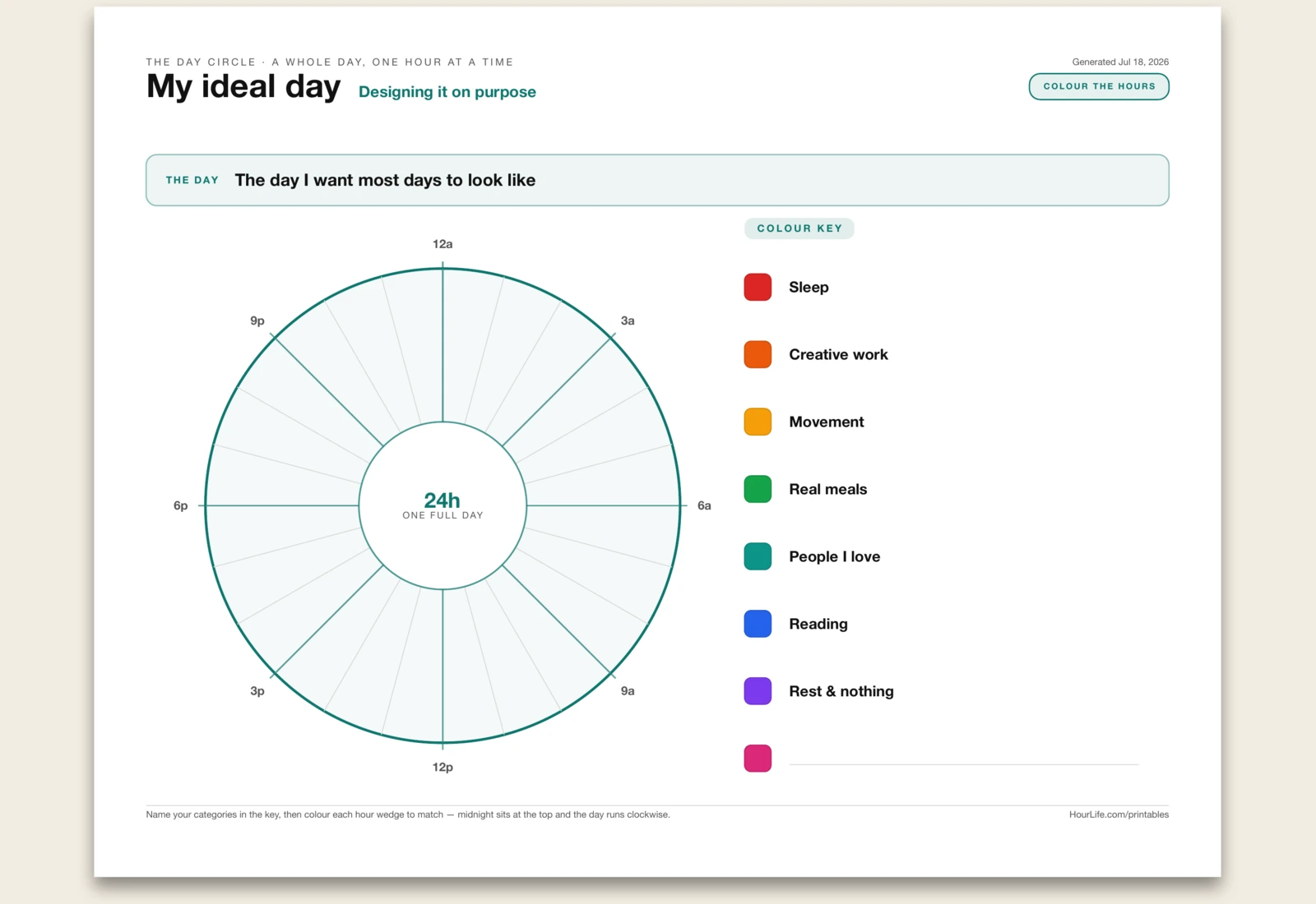 The Day Circle alt style preview