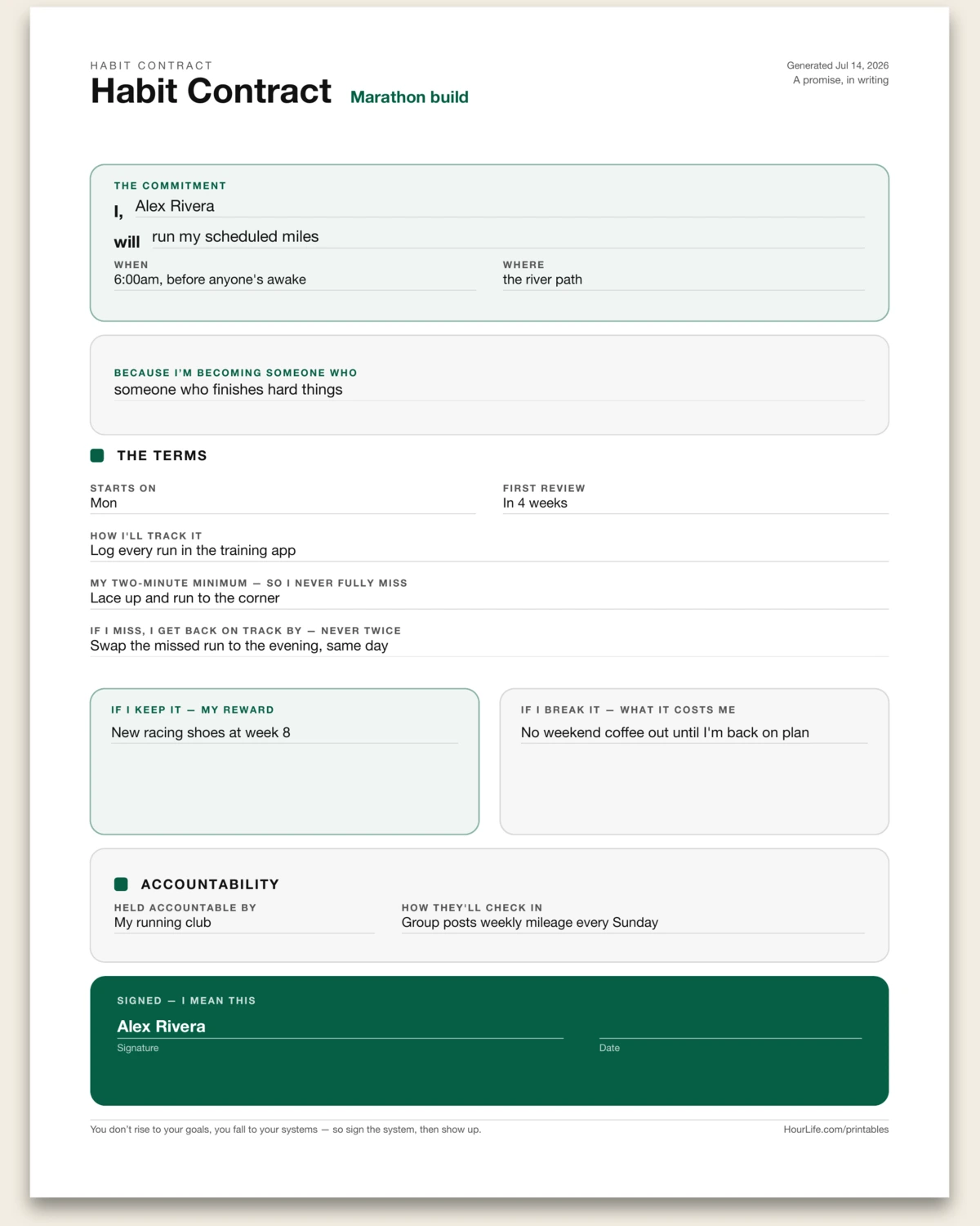 Habit Contract alt style preview