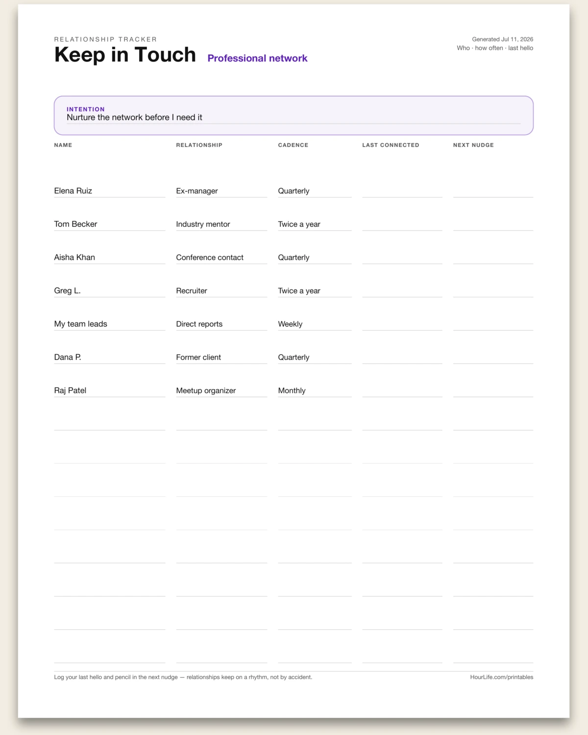 Keep in Touch alt style preview