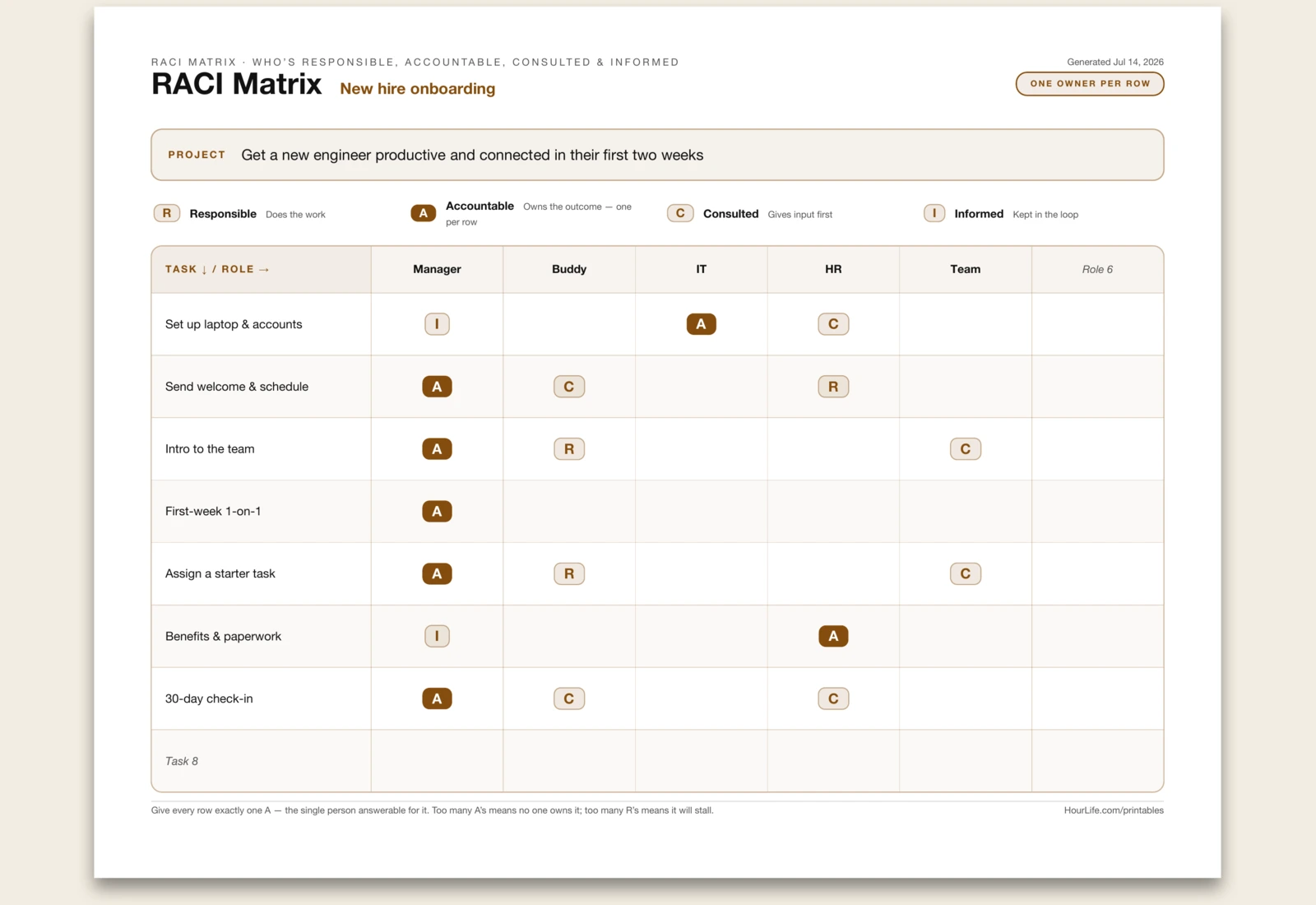 RACI Matrix alt style preview