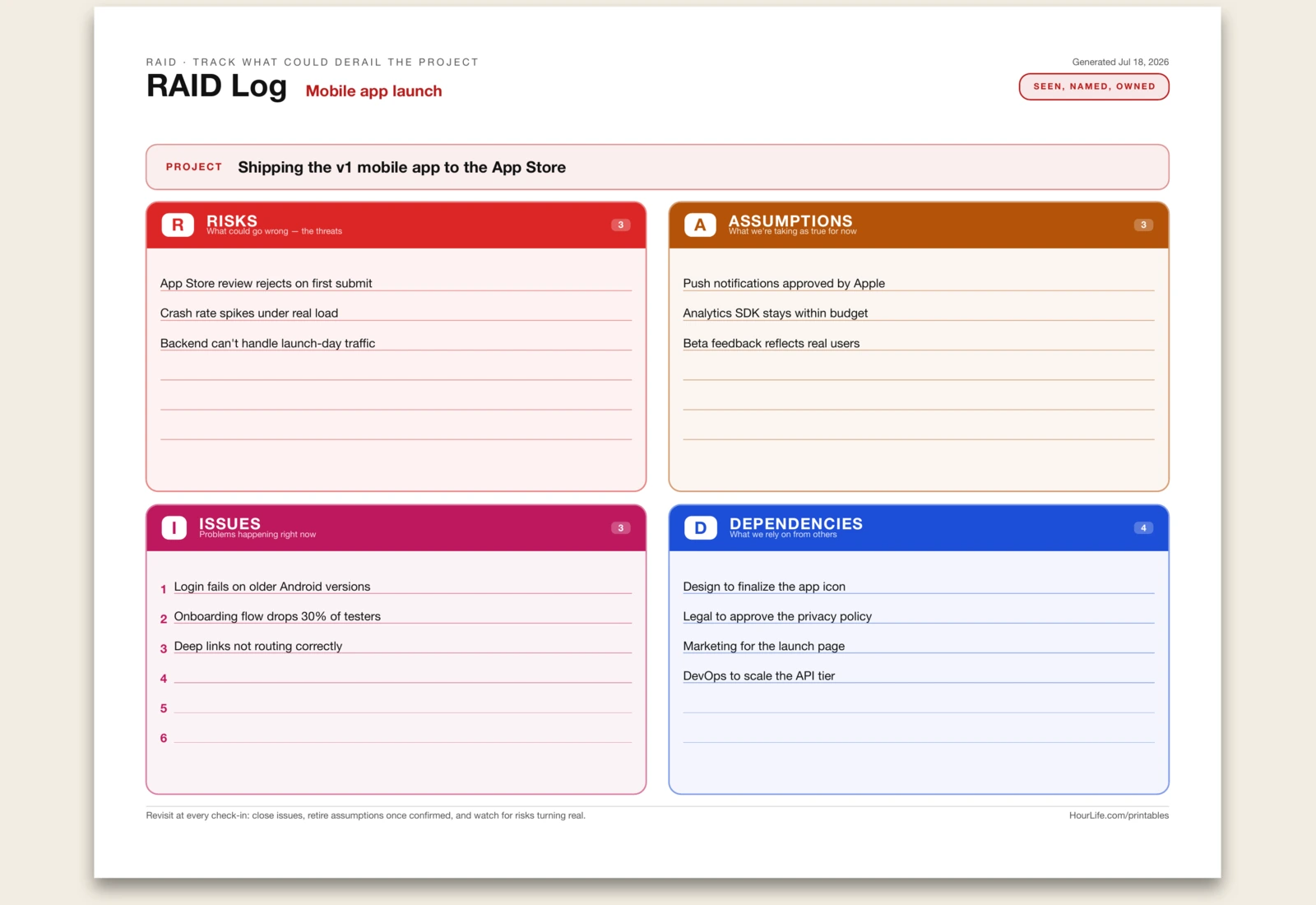 RAID Log alt style preview