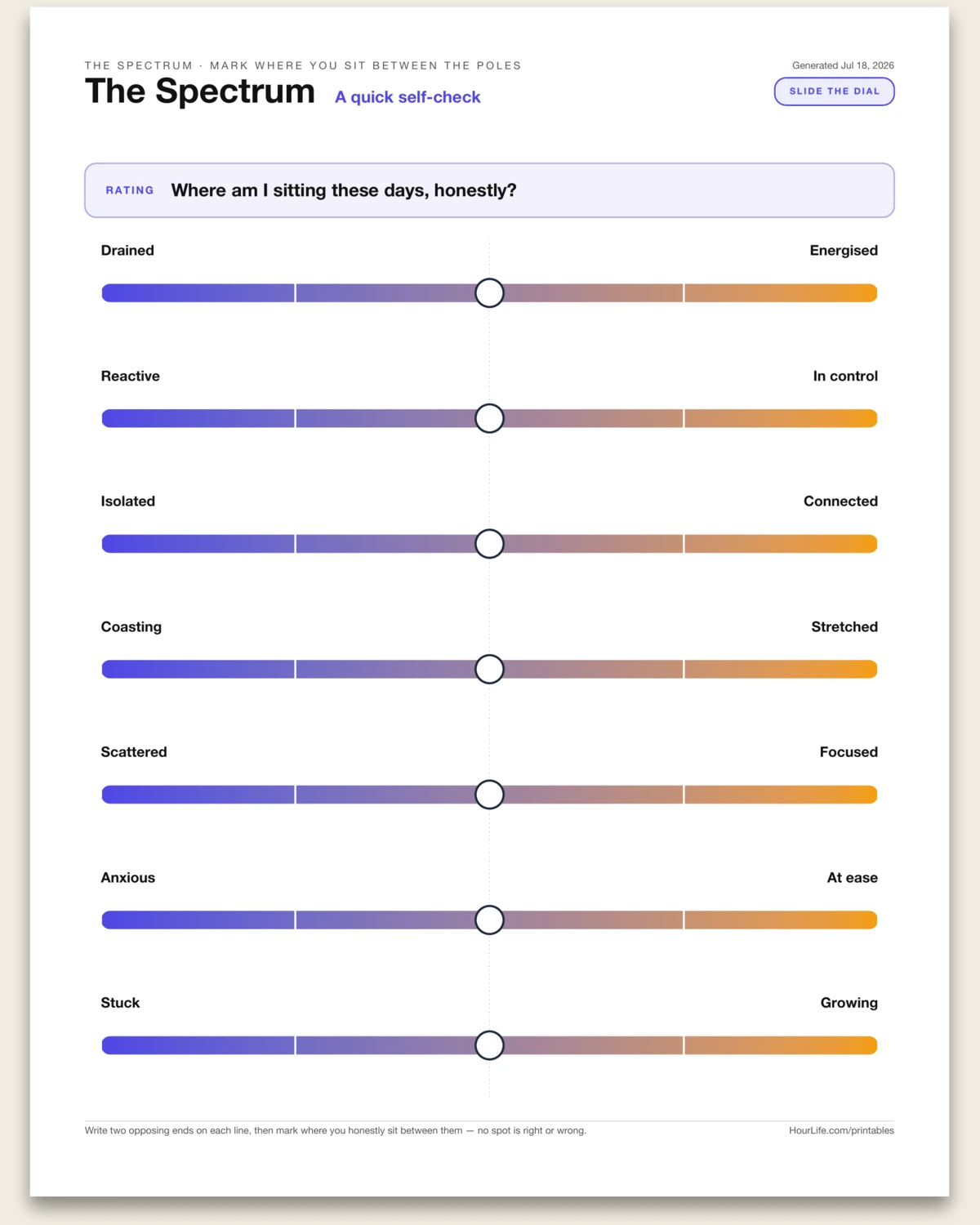 The Spectrum filled example preview