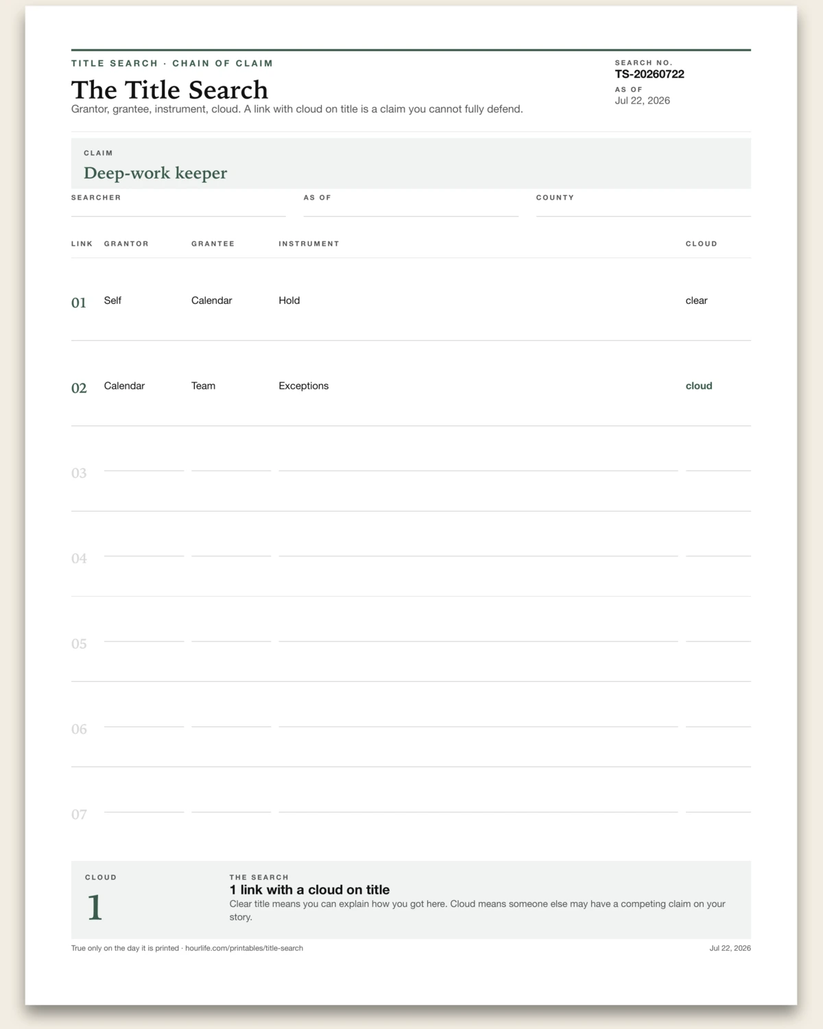 The Title Search alt style preview
